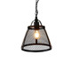 Pendant Light Black Conical Mesh Shade 25cm E27 40W Pendant Light Black Conical Mesh Shade 25cm E27 40W